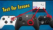 How to Test an Xbox Controller for Issues (analog stick drift, buttons not working, etc)