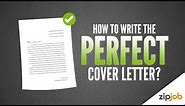 How To Write A Cover Letter (Example Included)