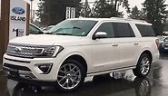 White 2018 Ford Expedition Max Platinum Trailer Tow Review| Island Ford