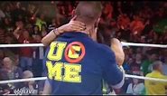 Aj Lee and John Cena Kissing on WWE Raw 2012 (Credits to WWE)