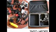 how to pack go pro accessories into your carry case