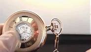 Royal London Rose Gold Pocket Watch 90047-03