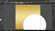 Gold Circle Buttons In Adobe Illustrator