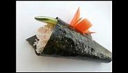 How to make a hand roll(Temaki)