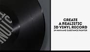 How to Model a Vinyl Record in Maya