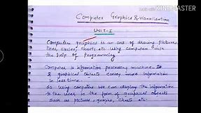 Introduction of Computer Graphics - lecture 1/ Computer Graphics
