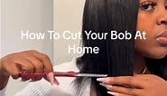 👸🏾How to cut your bob at home. #hair... - Naija Beauty Hair