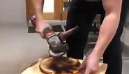 One way to fix a burnt pizza