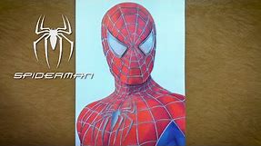 Drawing Spider-Man (Tobey Maguire - Sam Raimi) Time-Lapse | artimeless