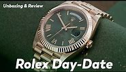Rolex Day Date 40 Everose Gold Green Dial - Unboxing & Quick Review in 2023. The Dream Watch?