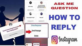 HOW TO REPLY ask questions FEATURE ON INSTAGRAM | HOW TO RESPOND ask questions FEATURE ON INSTAGRAM
