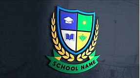 How to make a school Name logo design||Educenter logo tutorial||illustrator tutorial||Rasheed RGD