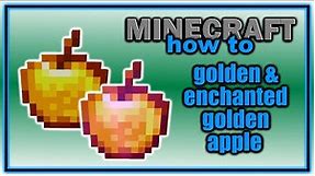 ULTIMATE Minecraft Food: Golden and Enchanted Golden Apples! | Easy Minecraft Tutorial