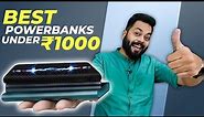 Top 5 Best Powerbanks Under ₹1000 Budget ⚡ 10000mAh, 18W Fast Charging & More | July 2021