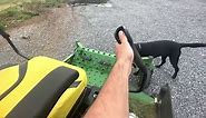 #14 John Deere Z970R Zero Turn mowing tall grass. [4K] Tweels with a 72 Inch deck