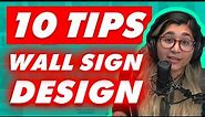 10 TIPS FOR STOREFRONT SIGN DESIGN