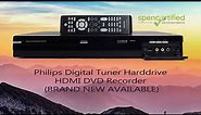 Philips DVD Recorder With Built-in Hard Drive 160 GB HDD DVD Recorder PLUS A DIGITAL TUNER DVDR3576H
