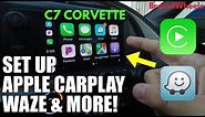 How To Use Apple CarPlay C7 Corvette EASY TUTORIAL