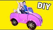 How to make car for Barbie Doll