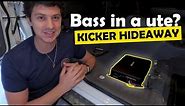 Kicker Hideaway HS8 Powered Subwoofer Review | Great bass in a compact package!