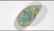 1.36ct solid crystal opal from Lightning Ridge, Australia
