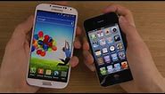 Samsung Galaxy S4 vs iPhone 4S Which Is Faster?