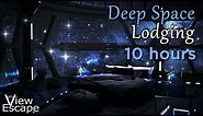 Deep Space Lodging | White and Grey Noise Ambience | Relaxing Sounds of Space Flight | 10 HOURS