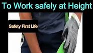 Safety Harness Practical Demonstration #safetyfirstlife