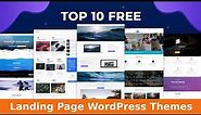 10 Best Free Landing Page WordPress Themes 2020 | wpshopmart