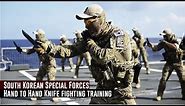 South Korean Special Forces / Hand to Hand Knife fighting training