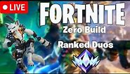 Fortnite LIVE // Ranked ZB duos with Cracked Fortnite player @TysonFarrellYT Can I reach Elite?