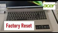 Full Factory Restore Acer Aspire Laptop Desktop (Windows 10 11 Swift Nitro Slim 5 1 3 A515 Reset)