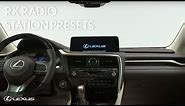 Lexus How-to: Set Up Radio Stations in Lexus RX 350 | Lexus