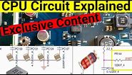 Exclusive Motherboard CPU Circuit Analysis - Voltage Rails +VBAT, CPU VCC_CORE - Laptop Repair