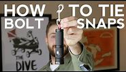 How to Tie Bolt Snaps | Quick Scuba Tips