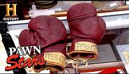 Pawn Stars: RARE Boxing Gloves Worth SIX FIGURES (Season 9)