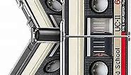 Petonist Retro Case for Samsung Galaxy Z Flip 3 6.7” Cassette Tape Design Vintage Music Mixtape Pattern Phone Cover for Women Girls Men Kids Aesthetic Funny Cool Unique Soft TPU Cases for Z Flip 3 5G