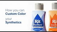 How to Dye Polyester, Synthetics and Plastic with Rit DyeMore