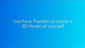 Use your Photo to create a New 3D Character