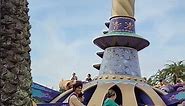 Jasmine & Aladdin on The Magic Carpets of Aladdin! #magickingdom #disney #disneythemepark #aladdin