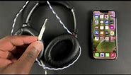 How To Connect Wired Headphones To iPhone | 3.5 mm jack