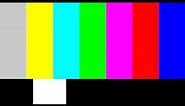 Television Color Bars Test Pattern NTSC HD PAL