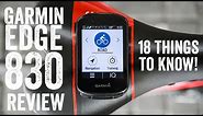 Garmin Edge 830 Review: 18 New Things To Know!