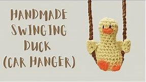 how to make a car hanger | swinging duck car accessories (crochet) 💛