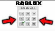 How To CHANGE Your Roblox AGE If Under 13 (Change Birthday Roblox)