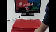 Showcasing The Disney Mickey Mouse DVD VCR Combo Player VHS Tape Recorder Working! For Sale on ebay!