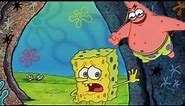 Tired spongebob vs evil Patrick (2 memes in one)
