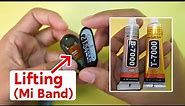 T7000 VS B7000 Glue – How to fix any Smartwatch / Band / Phone screen that fell off / lifting