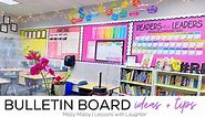 Classroom Bulletin Board Ideas   Tips - Molly Maloy