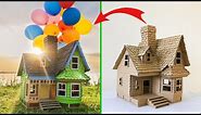 Up House Balloons Scene How To Build Mini Villa House